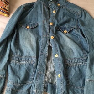 Denim soft jacket